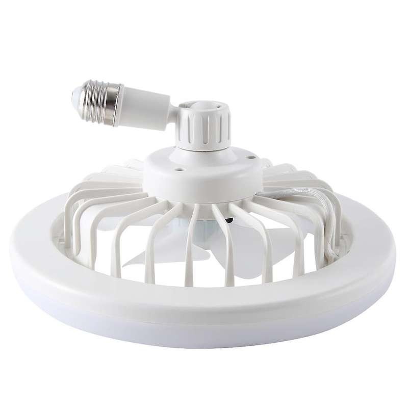 Ceiling Fan with Light and Control E27 Ceiling Fan Cooling Electric Fan Lamp Chandelier for Room Hom
