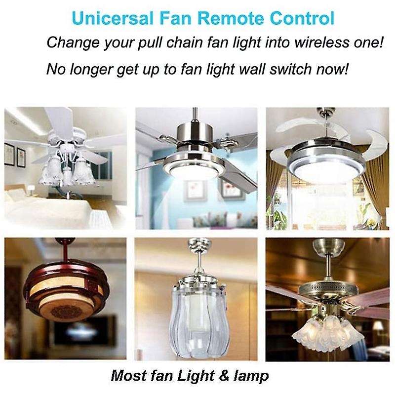Ceiling Fan Remote Control Kit, Small Size Universal Ceiling Fans Light Remote, Speed, Light & Timin