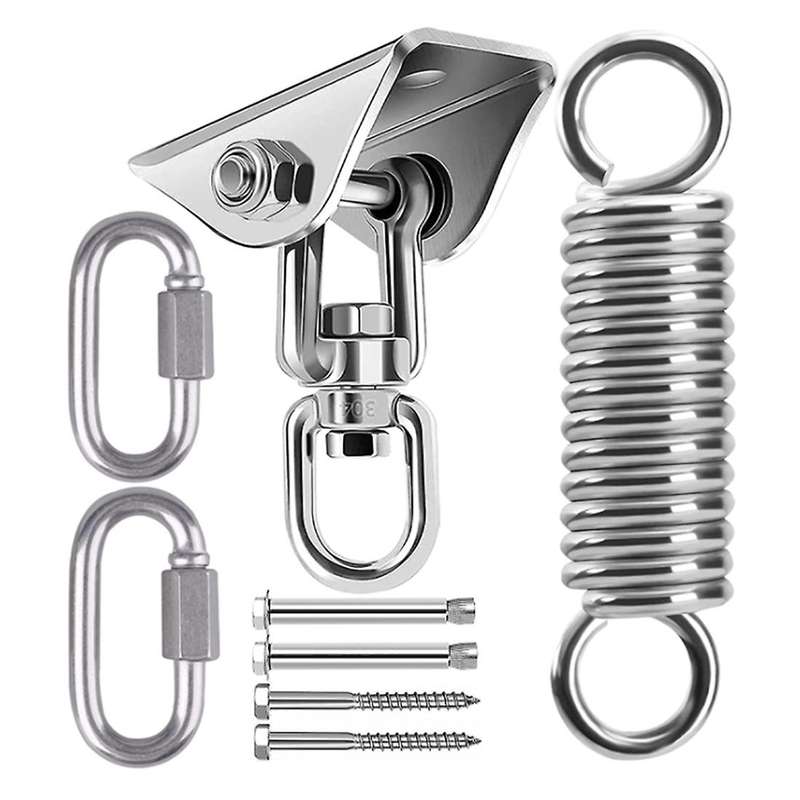 Ceiling Hook Hanging Chair Swing Spring 360 Rotatable Ceiling Bracket 450KG Swing Suspension Hook Pu