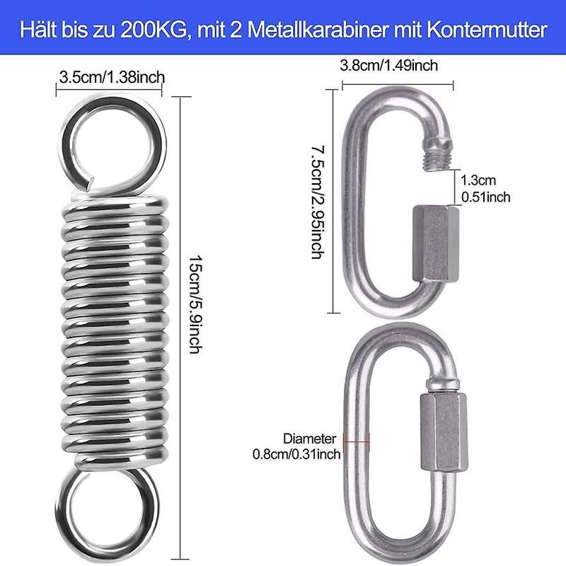 Ceiling Hook Hanging Chair Swing Spring 360 Rotatable Ceiling Bracket 450KG Swing Suspension Hook Pu