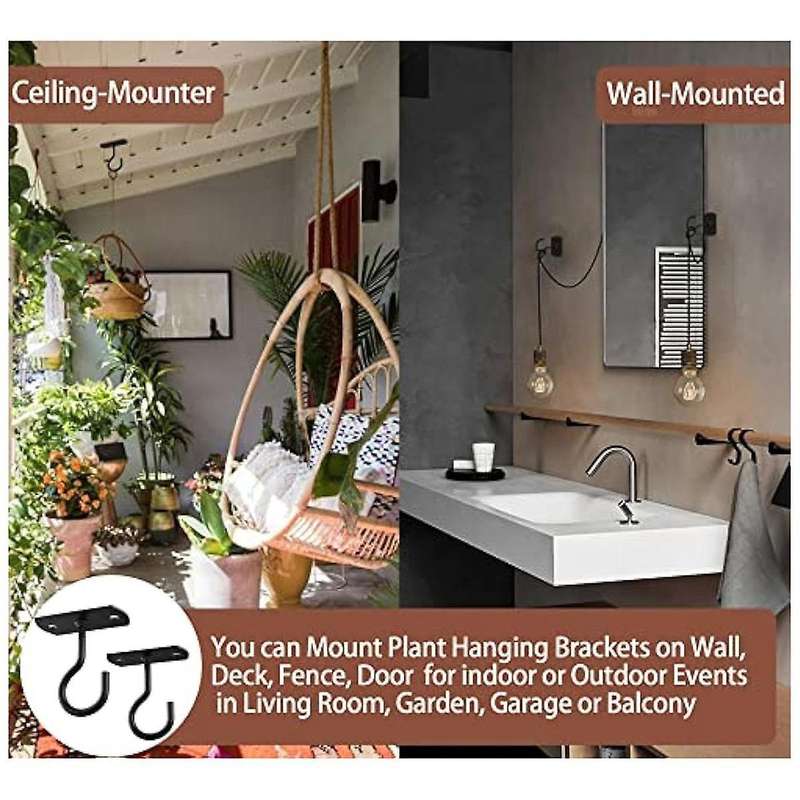 Ceiling Hooks for Hanging Plant,Wall Hook for , Flower Basket, Wind Chimes, Lanterns, Lights, Bird F