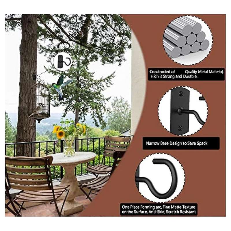 Ceiling Hooks for Hanging Plant,Wall Hook for , Flower Basket, Wind Chimes, Lanterns, Lights, Bird F