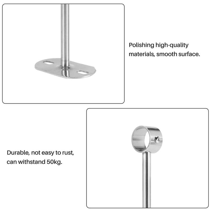 Ceiling-Mount Bracket, Pipe Bracket, 32mm Dia, Rod Lever Support Holder Pipe Flange Socket 2Pcs(350