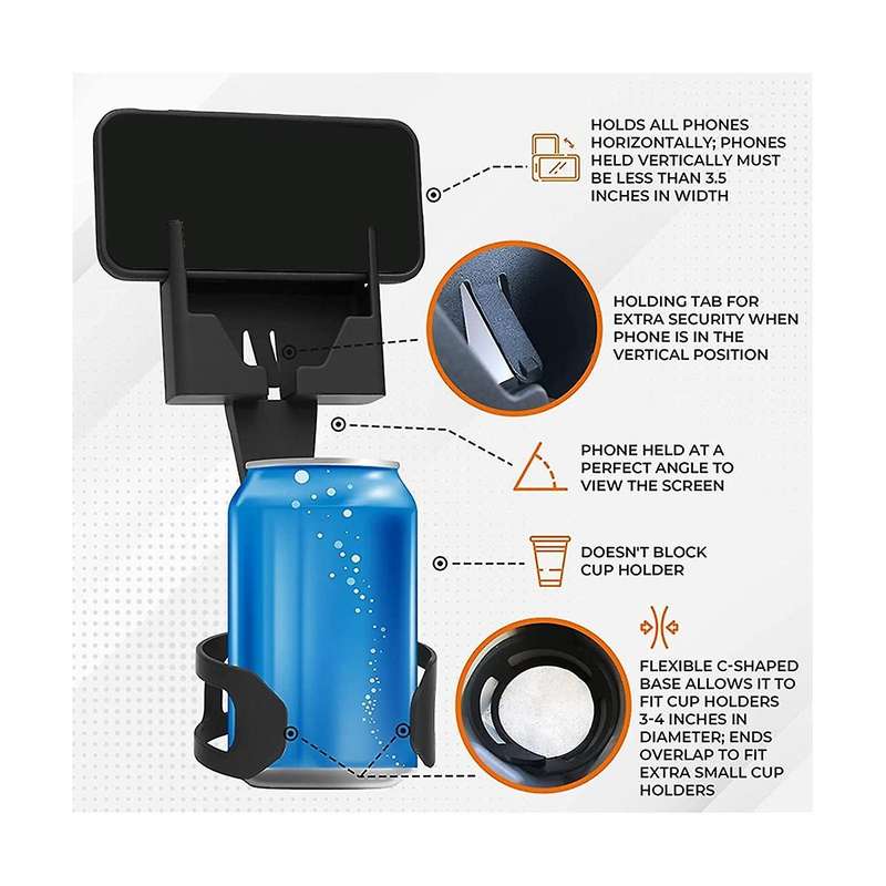Cell Phone Cup Holder Mount Cup Holder Phone Mount Car Water Cup Position Mobile Phone Car Phone Ho