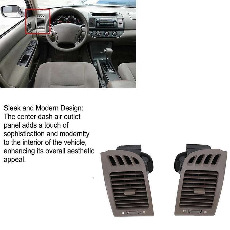 Center Console Air Outlet Panel Assembly for XV30 2001-2006 Car Front AC Air Vent Panel