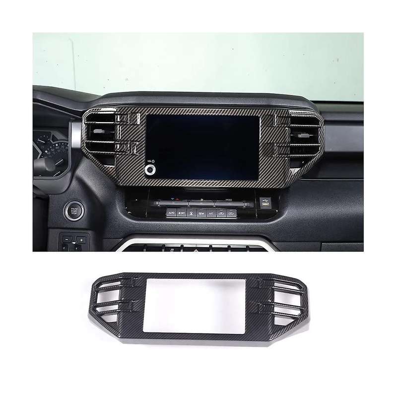 Center Console Air Condition Outlet Vent Cover Trim for 2022 2023 Interior Accessories - Abs Carbon