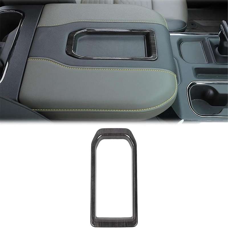Center Console Armrest Box Slot Trim Cover for , Grain