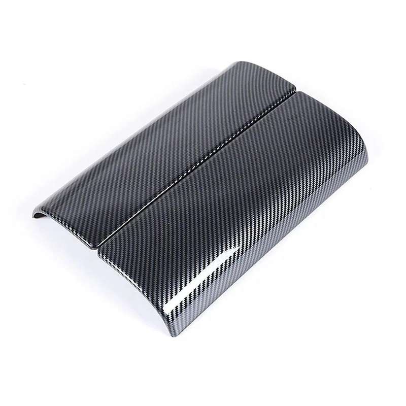 Center Console Armrest Box Panel Cover for E Class W214 2024 Interior Accessories Carbon Fiber