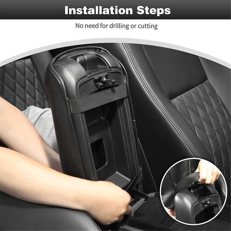 Center Console Armrest Box Cover Armrest Protector Pad Interior Accessories for Durango 2011-2023