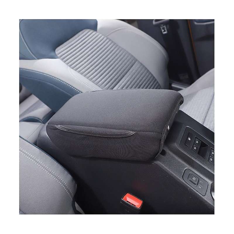 Center Console Armrest Box Cover for 2021 2022 2023 Car Interior Accessories - Black