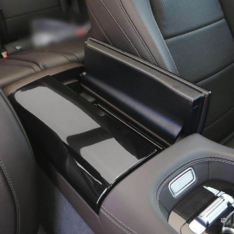 Center Console Armrest Panel Cover Trim for GLS Class W167 V167 X167 GLE350 GLE450 2020 2021+ Black