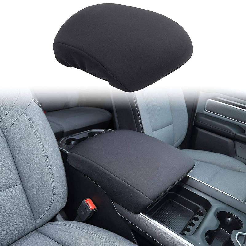 Center Console Armrest Cover Pad Soft Arm Rest Protector for RAM 1500 2500 3500 2018-2020 Car Access