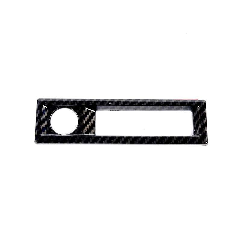 Center Console Armrest Box Switch Button Cover Trim Frame for 2021 2022 2023 Accessories (abs Carbo