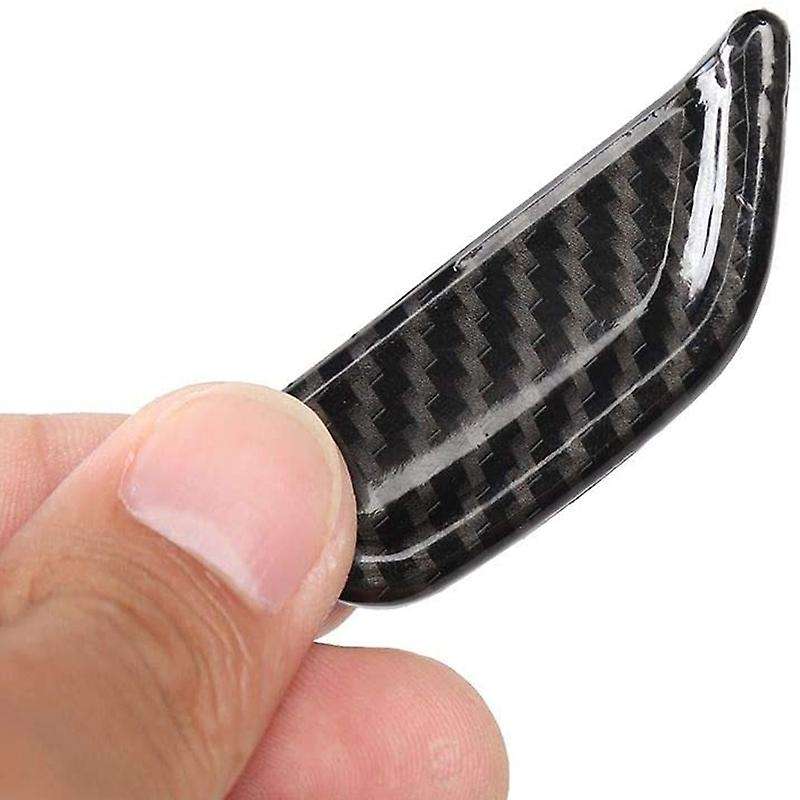 Center Console Armrest Open Button Trim Decoration Car Interior Accessories for 2015 Up,Carbon Fibre