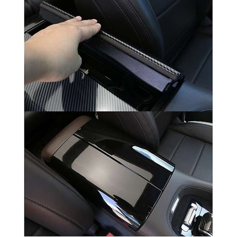Center Console Armrest Panel Cover Trim for GLS Class W167 V167 X167 GLE350 GLE450 2020 2021+ Carbon