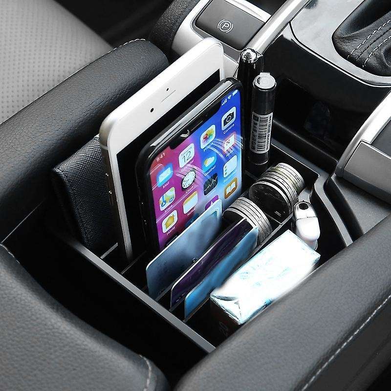 Center Console Armrest Storage Case Organizer Tray Plastic Container for 10Th 2016 2017 2018 Car Veh