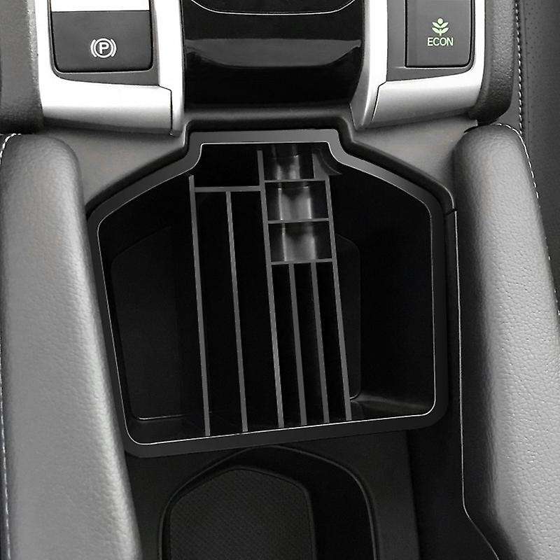Center Console Armrest Storage Case Organizer Tray Plastic Container for 10Th 2016 2017 2018 Car Veh