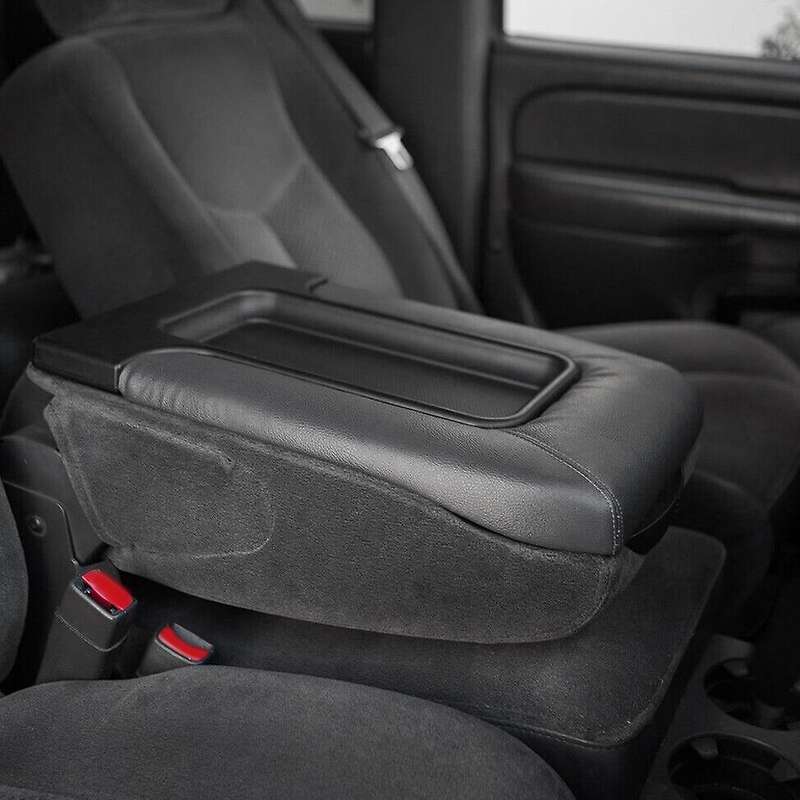 Center Console Cover Fit for 99-07 19127366 Lid Armrest Latch Beige