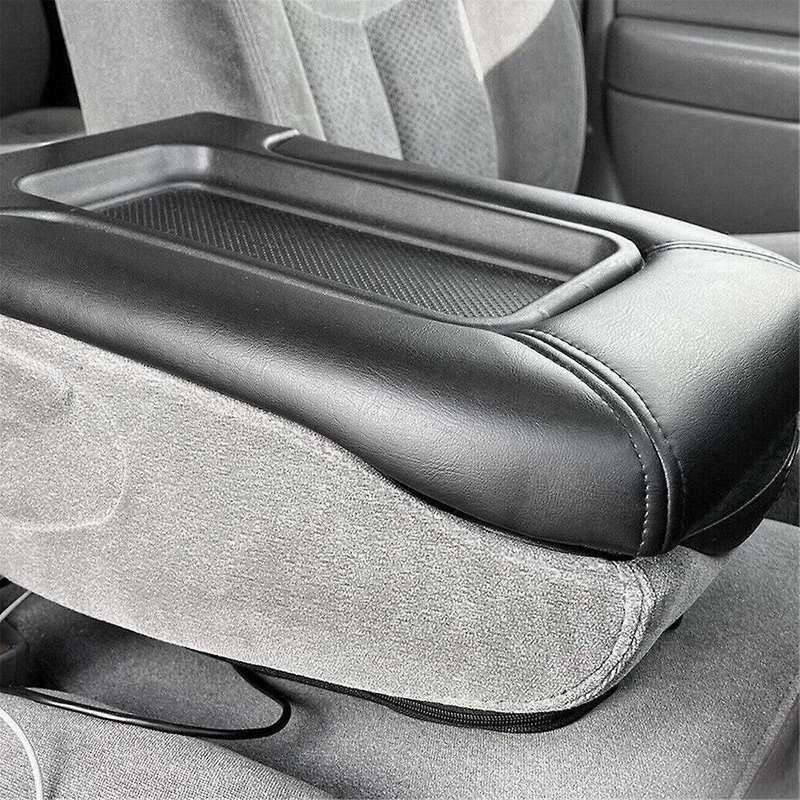Center Console Cover Fit for 99-07 Lid Armrest Latch Black 19127364