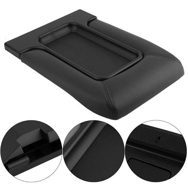 Center Console Cover Fit for 99-07 Lid Armrest Latch Black 19127364