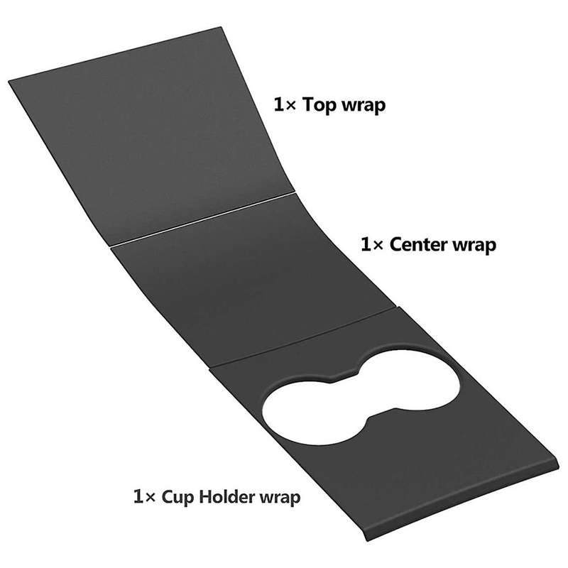 Center Console Cover Car Sticker Cup Holder Patch Front Drain Cup Holder Patch for