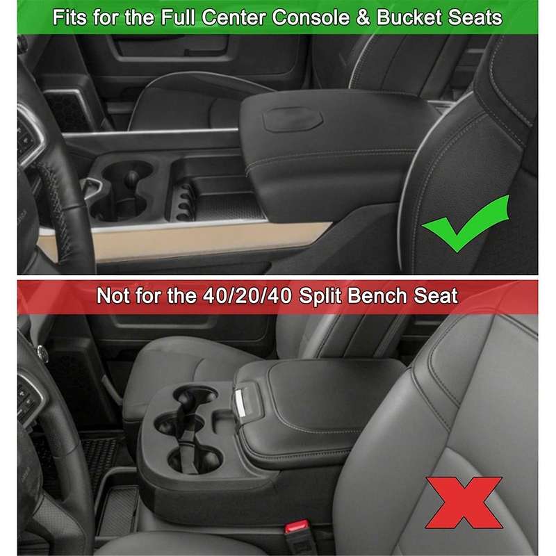 Center Console Cover for RAM 1500 2500 3500 2018-2024 Accessories Armrest Cover Protector