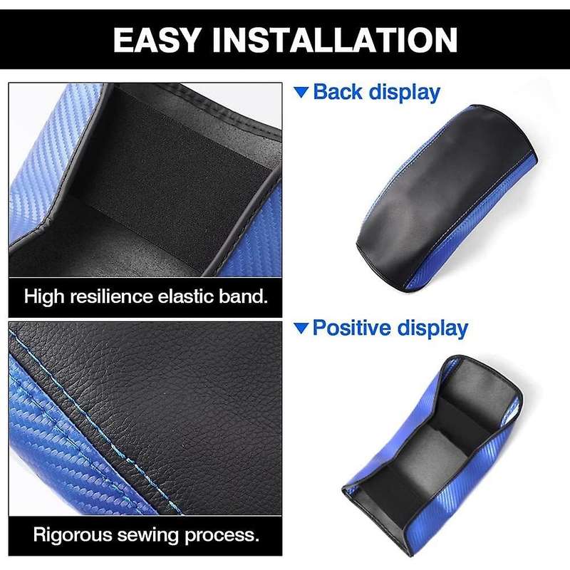 Center Console Cover for Escape 2020-2022 Sport 2021 Armrest Box Cover Pad PU Leather Accessories, B
