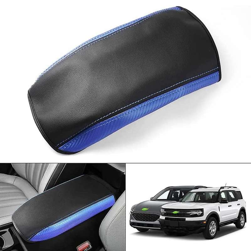Center Console Cover for Escape 2020-2022 Sport 2021 Armrest Box Cover Pad PU Leather Accessories, B