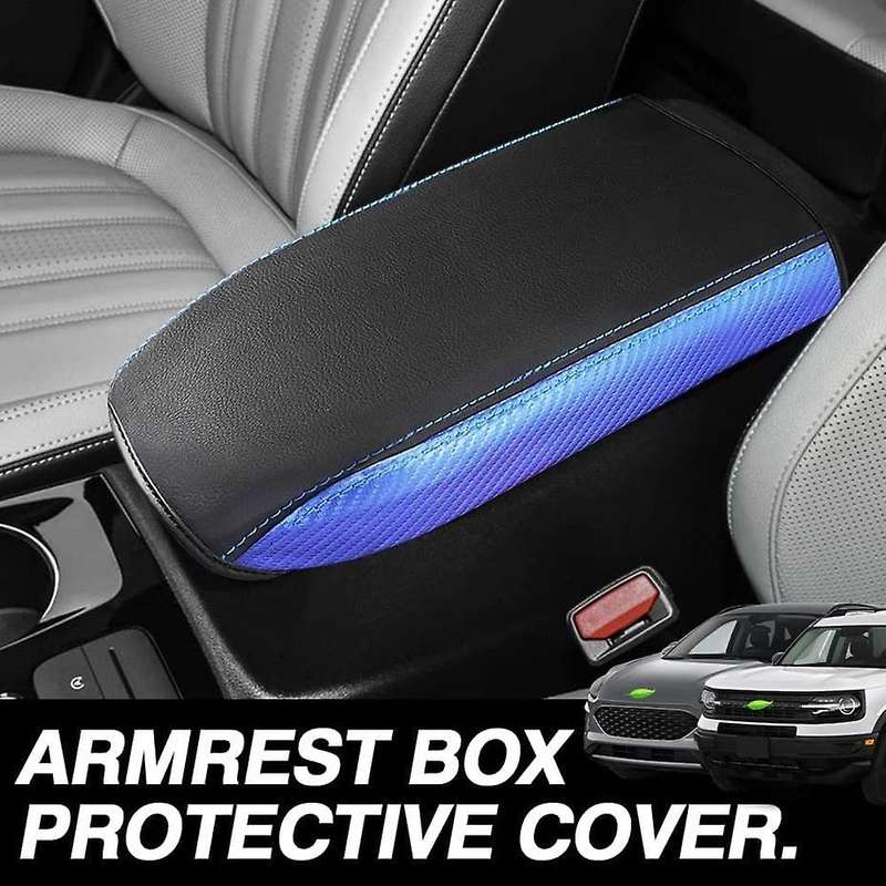 Center Console Cover for Escape 2020-2022 Sport 2021 Armrest Box Cover Pad PU Leather Accessories, B