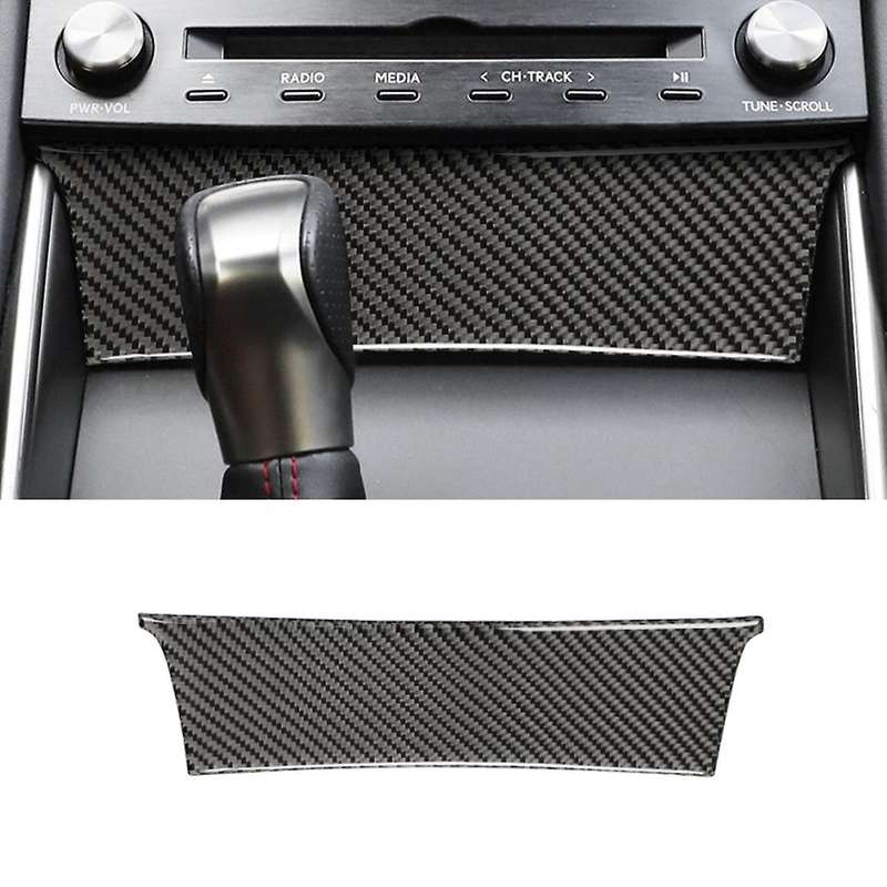 Center Console Cover Trim Carbon Fiber Interior Accessories for IS250 IS300 IS350 2014 2015 2016 201