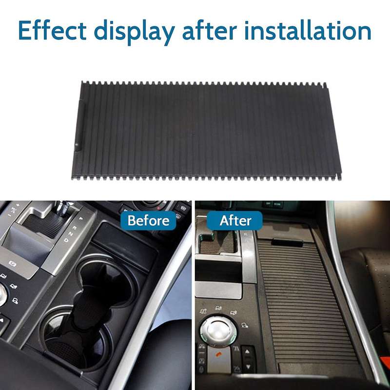 Center Console Cup Holder Cover Sliding Roller Blind Shutter for Sport 2005-2009