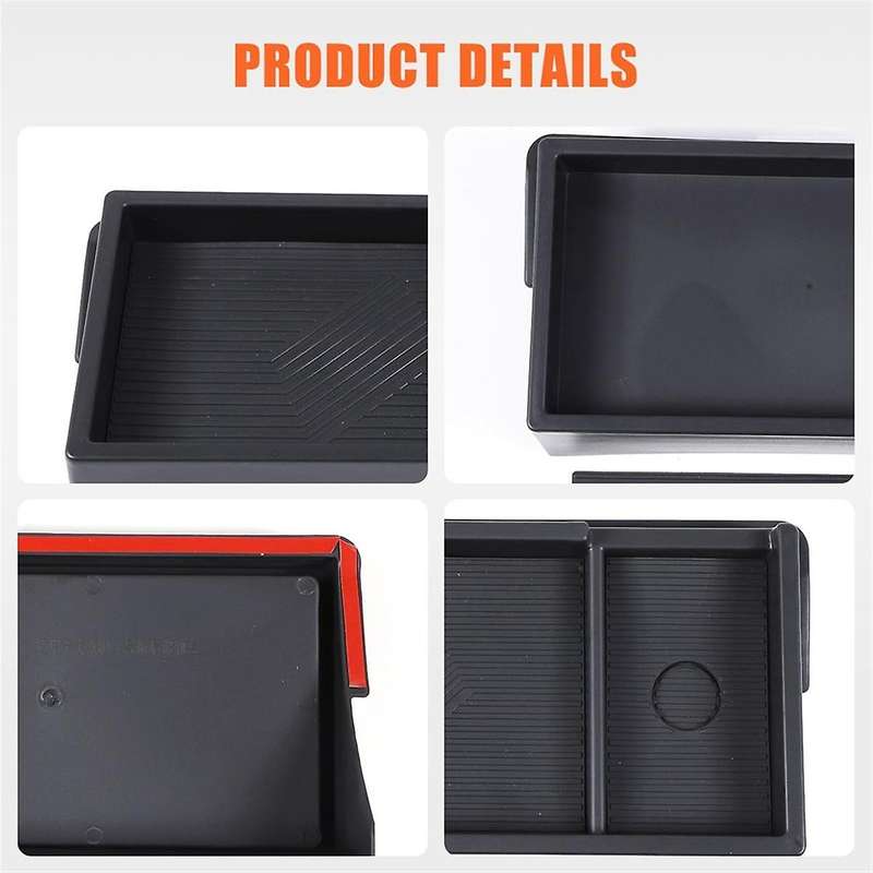 Center Console Dash Storage Tray for ID.7 ID7 2024 Car Navigation Screen Rear Storage Box Organizer