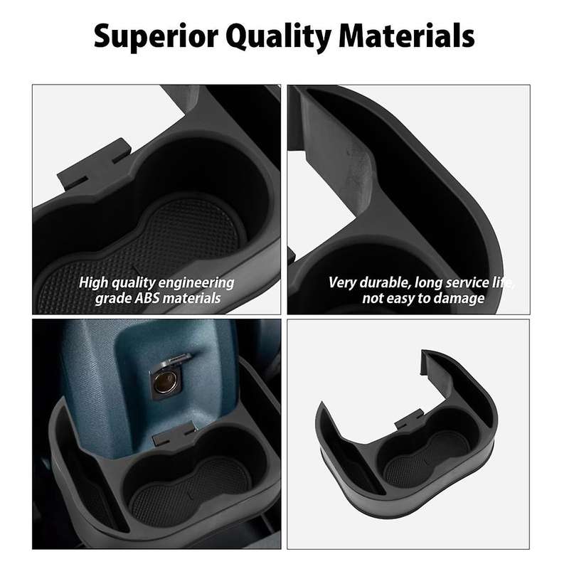Center Console Cup Holder Insert Expander Organizer for 2022-2024 Storage Box Interior Accessories