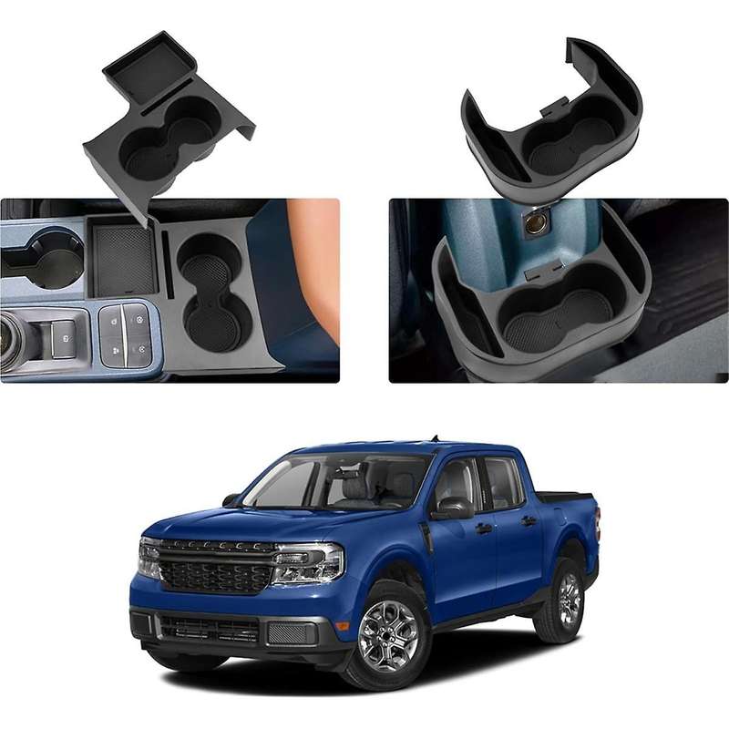 Center Console Cup Holder Insert Expander Organizer for 2022-2024 Storage Box Interior Accessories