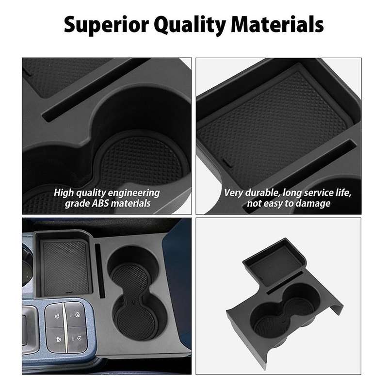 Center Console Cup Holder Insert Expander Organizer for 2022-2024 Storage Box Interior Accessories