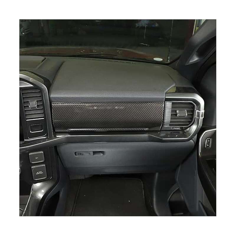 Center Console Dashboard Co-Pilot Panel Cover Trim Decorative for 2021-2023 Accessories - ABS Carbon