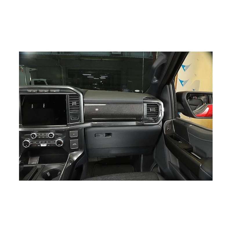 Center Console Dashboard Co-Pilot Panel Cover Trim Decorative for 2021-2023 Accessories - ABS Carbon