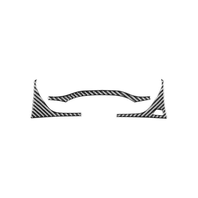 Center Console Dashboard Instrument Cover Trim Carbon Fiber Sticker for Q5 2018-2023 Interior Acces