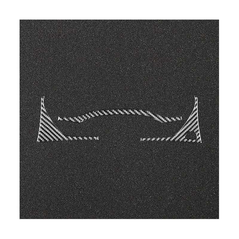 Center Console Dashboard Instrument Cover Trim Carbon Fiber Sticker for Q5 2018-2023 Interior Acces
