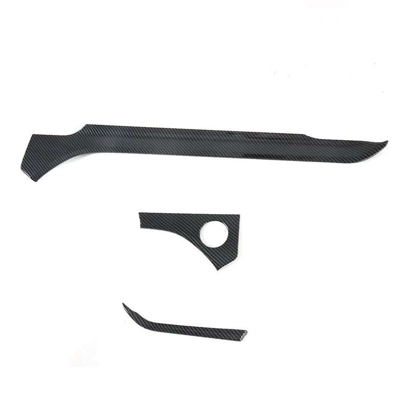 Center Console Dashboard Strip Trim Cover Carbon Fiber for Explorer 2020 2021 2022 Accessories