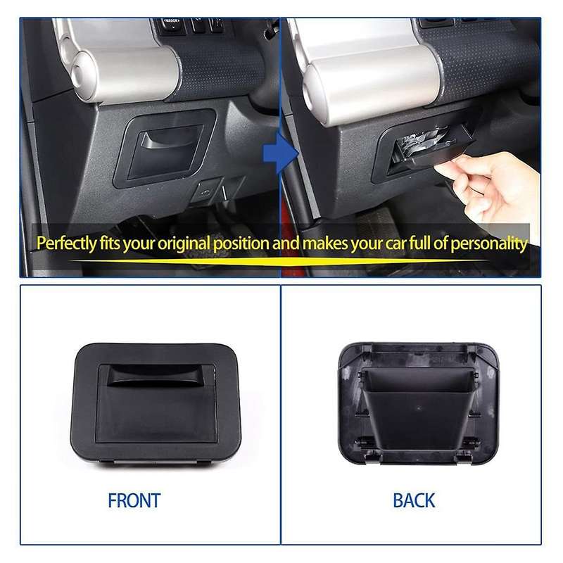 Center Console Fuse Storage Box for Cruiser 2007-2021, Driver'S Seat ABS Fuse Box Coin Container Inn