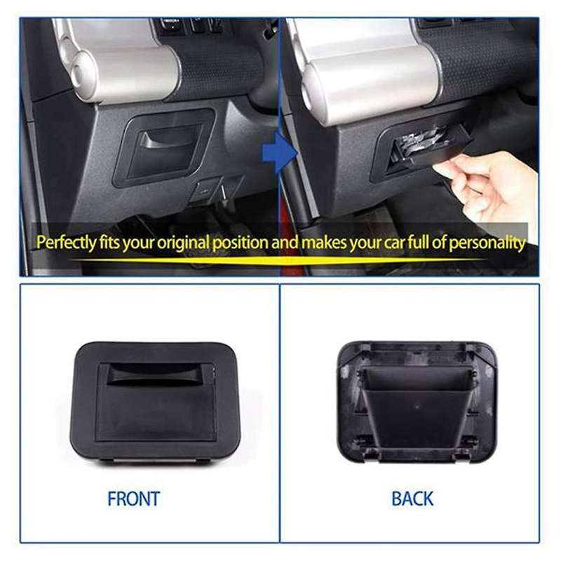 Center Console Fuse Storage Box for 2007-2021, Driver'S Seat Fuse Box Coin Container Inner Storage