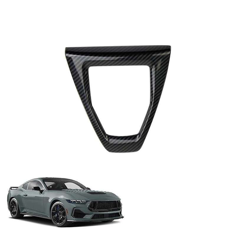Center Console Gear Shift Panel Cover Trim for 2024 Interior Accessories Carbon Fiber ,MT