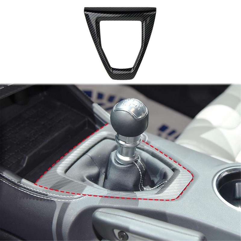 Center Console Gear Shift Panel Cover Trim for 2024 Interior Accessories Carbon Fiber ,MT