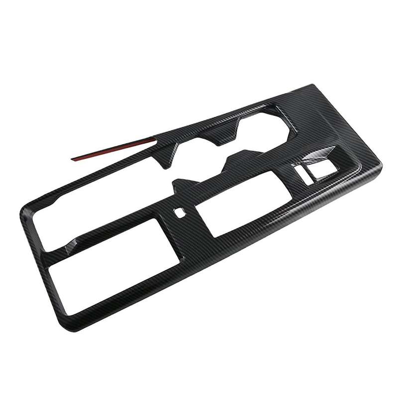 Center Console Gear Shift Panel Cover Trim for 9th 2024 2025 Accessories Carbon Fiber