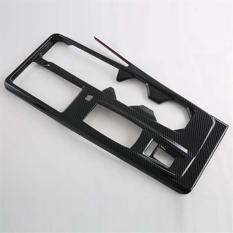 Center Console Gear Shift Panel Cover Trim for 9th 2024 2025 Accessories Carbon Fiber