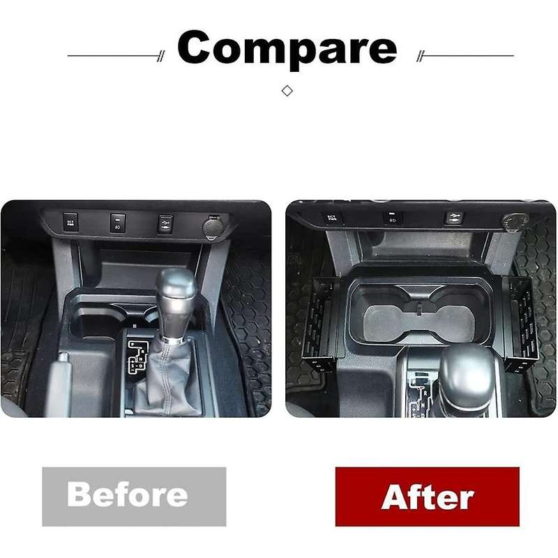 Center Console Gear Shifter Storage Box Side Tray Storage Organizer for 2016-2022 Interior Accessor