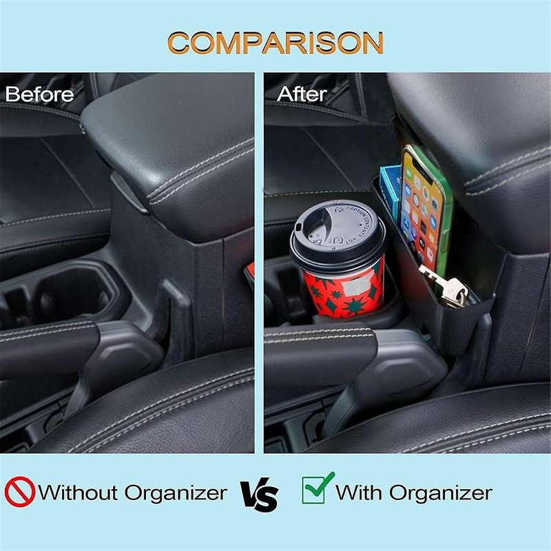 Center Console Hanging Storage Organizer Tray for Wrangler JL JT 2018-2024 Interior Accessories