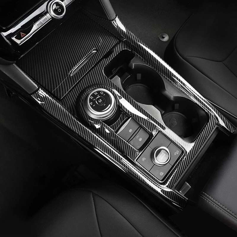 Center Console Gear Shifter Cup Panel Decoration Sticker Trim for Explorer U625 2020 2021 Matte Silv