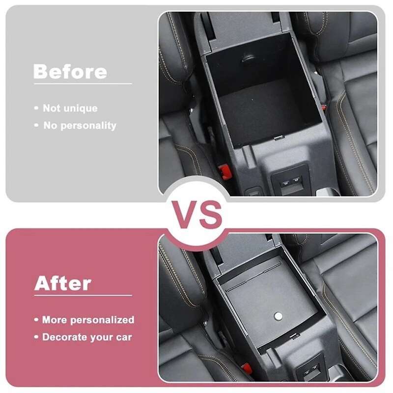 Center Console Lock Box for 2021 2022 2023 Armrest Box Storage Box Safety Lock Organizer Accessories